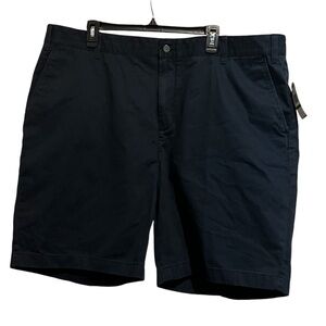 NWT NAUTICA Men’s true navy blue preppy shorts size Big 44W
